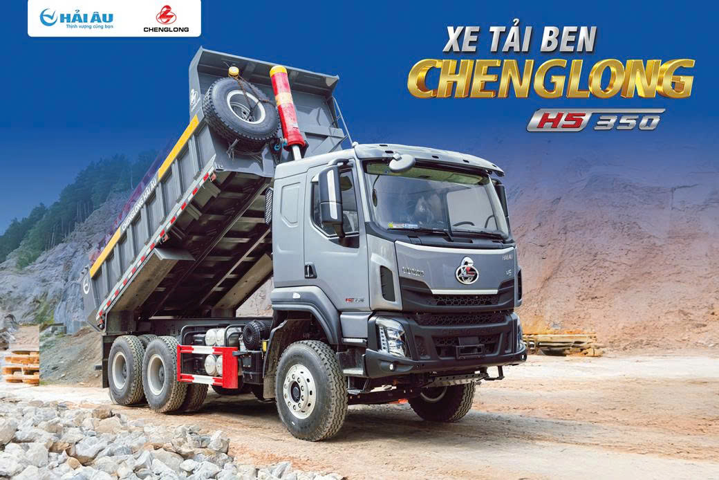 XE TẢI BEN CHENGLONG H5 6x4 350HP - THÙNG HYUNDAI